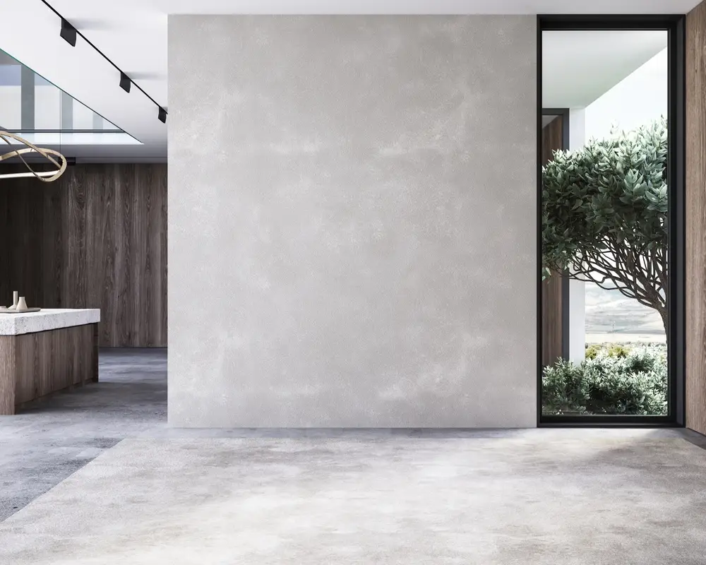 Contemporary,Minimalist,Empty,Interior,With,Blank,Wall.,3d,Render,Illustration